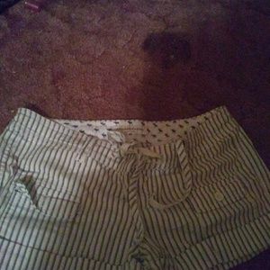 Abercrombie & Fitch striped shorts, size 4